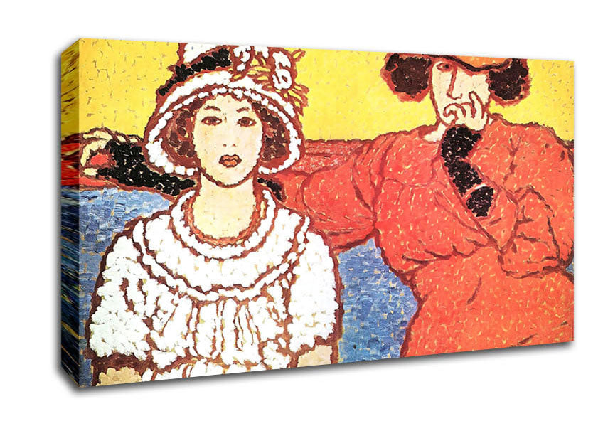 Joseph Rippl-Ronai Lazarine And Anella Canvas Wall Art