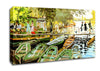 Monet Les Bain De La Grenouillere Canvas Wall Art