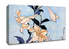 Hokusai Lilies Canvas Wall Art