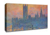 Monet London Parliament In Winter Canvas Wall Art