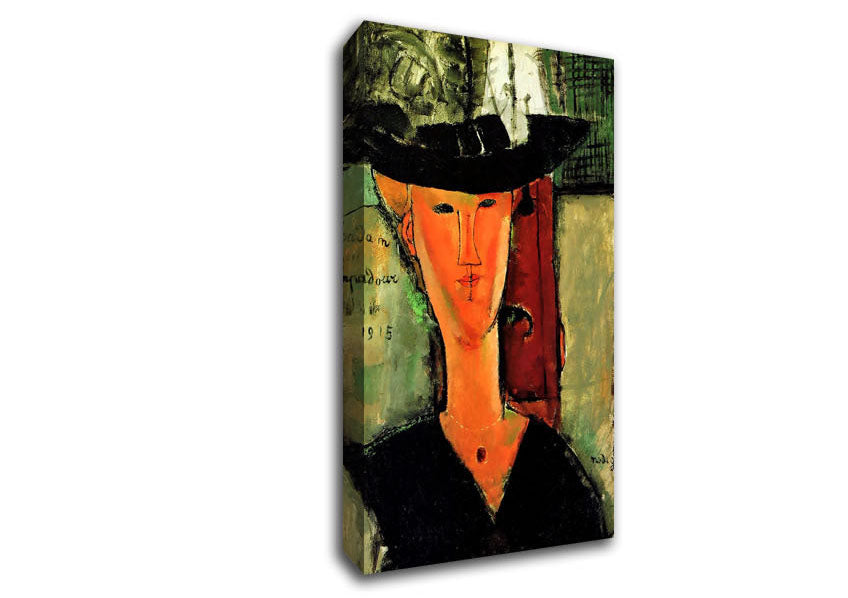 Modigliani Madame Pompadour Canvas Wall Art