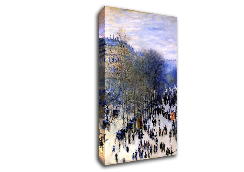 Monet Boulevard Des Capucines Canvas Wall Art
