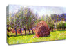 Monet Heap Of Hay In The Field Canvas Wall Art