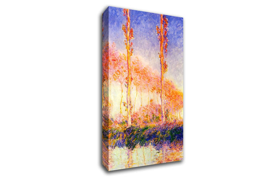 Monet Poplars 2 Canvas Wall Art