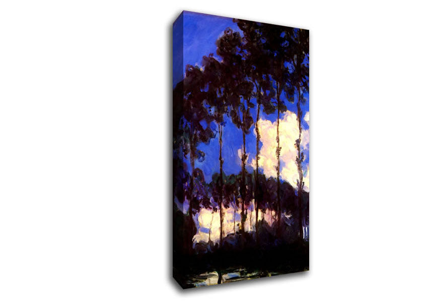 Monet Poplars At The Epte 2 Canvas Wall Art