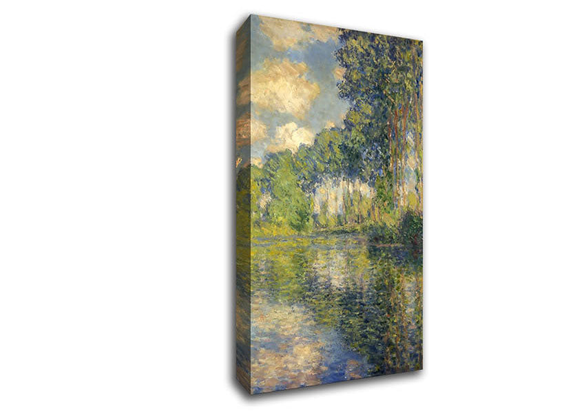 Monet Poplars On The Epte Canvas Wall Art
