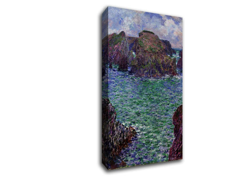 Monet Port-Goulphar Canvas Wall Art