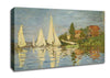 Monet Regattas At Argenteuil Canvas Wall Art