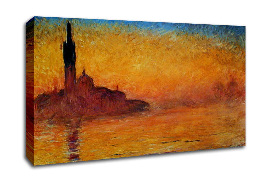 Monet Venice At Twilight Canvas Wall Art