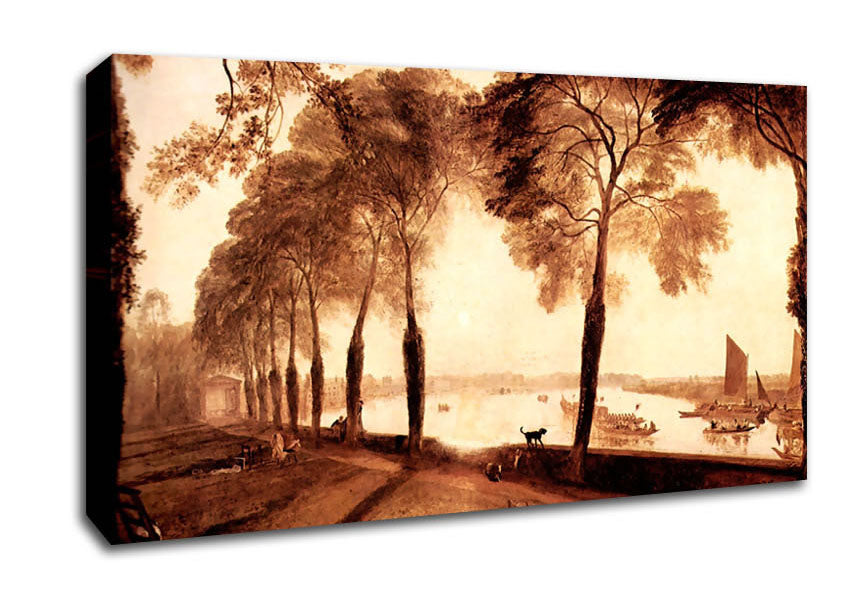 Joseph Mallord Turner Mortlake Terrace Canvas Wall Art