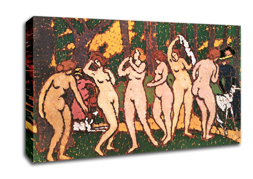 Joseph Rippl-Ronai Nudes In The Park Canvas Wall Art