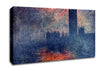 Monet Parliament In London Canvas Wall Art