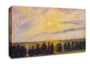 Pissarro Sunset At Eragny Canvas Wall Art