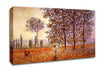 Monet Poplars In The Sunlight Canvas Wall Art