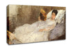 Morisot Portrait Of Madame Hubard Canvas Wall Art