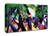 August Macke Promenade Canvas Wall Art