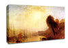 Joseph Mallord Turner Regatta At Cowes Castle Canvas Wall Art