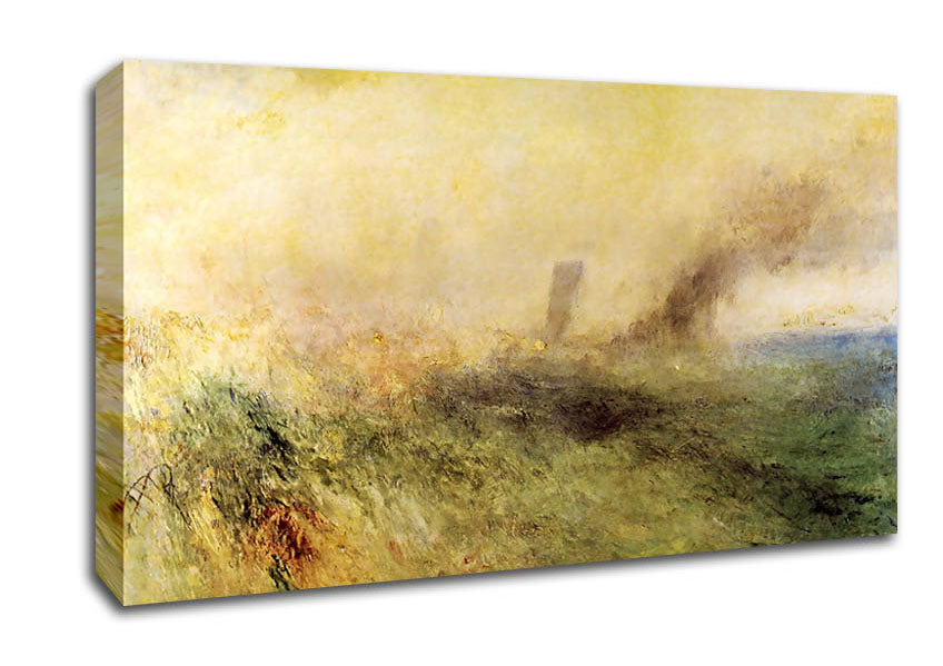 Joseph Mallord Turner Seascape Folkestone Canvas Wall Art