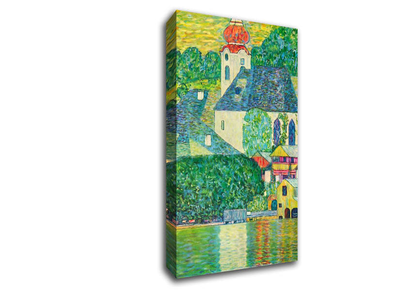 Klimt St Wolfgang Church Canvas Wall Art