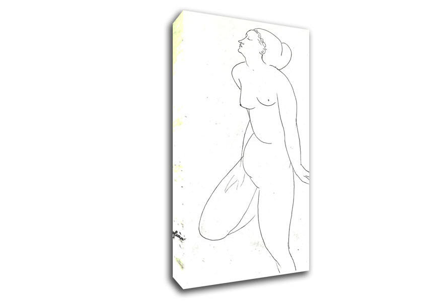Modigliani Standing Nude 2 Canvas Wall Art