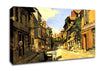 Monet Street Of Bavolle 2 Canvas Wall Art
