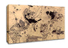 Hokusai Sudden Wind Canvas Wall Art