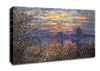 Monet Sunset On The Seine Canvas Wall Art