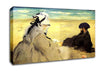 Manet Sur La Plage 1873 Canvas Wall Art