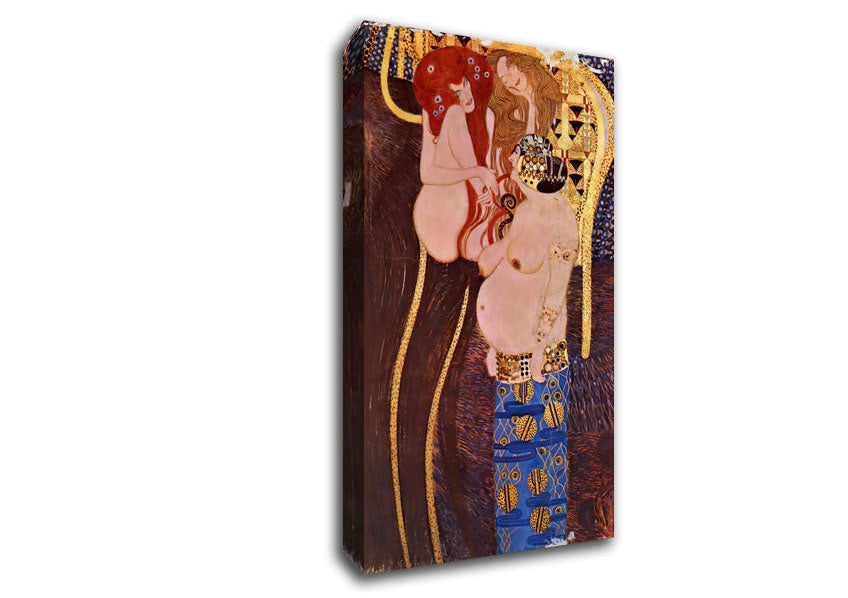 Klimt The Beethoven Freize 2 Canvas Wall Art