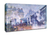 Monet The Europe Bridge Saint Lazare Station In Paris Canvas Wall Art