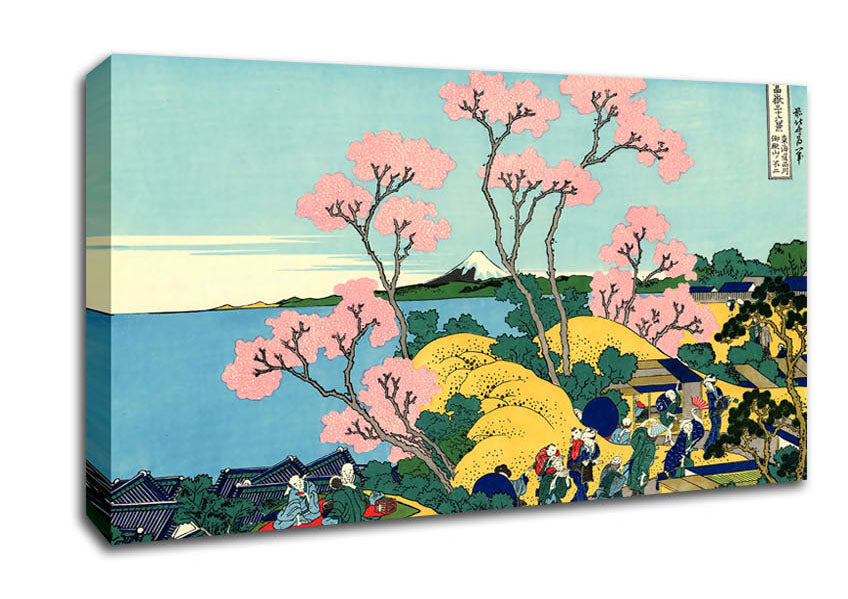 Hokusai The Fuji From Gotenyama Canvas Wall Art