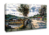 Monet The Seine At Bougival Canvas Wall Art