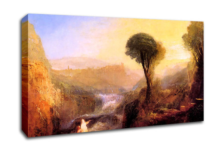 Joseph Mallord Turner Tivoli Tobias And The Engel Canvas Wall Art