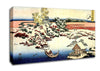 Hokusai Winter Landscape Of Suda Canvas Wall Art