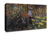 Monet Woman With A Parasol In The Garden Of Argenteuil Canvas Wall Art
