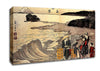 Hokusai Women On The Beach Of Enoshima Canvas Wall Art