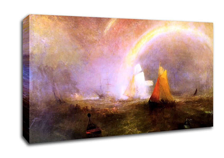 Joseph Mallord Turner Wrecked Bouys Canvas Wall Art
