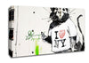 I Love New York Rat Canvas Wall Art