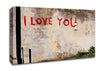 I Love You Timer Canvas Wall Art