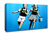 Jack And Gill Blue Canvas Wall Art