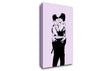 Kissing Coppers Pink Canvas Wall Art