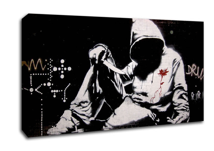Knife Hoodies Canvas Wall Art