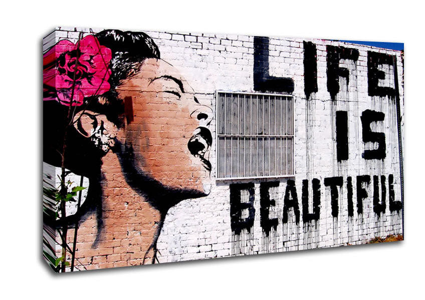 Life Is Beautiful Canvas Wall Art