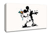 Micky The Flower Thrower Canvas Wall Art