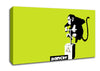 Monkey Detonator Lime Canvas Wall Art