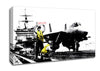 Navy Applause Canvas Wall Art