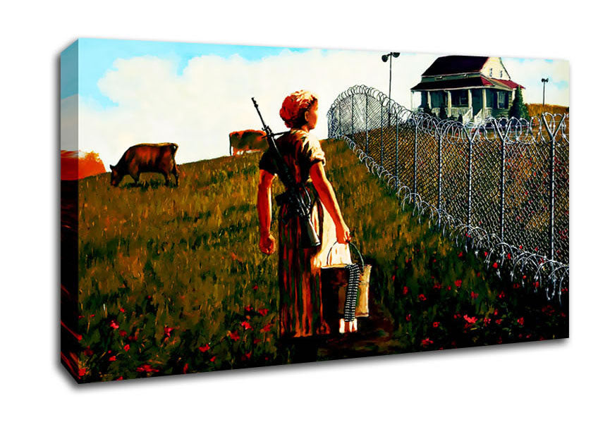 New Way Of Country Living Canvas Wall Art
