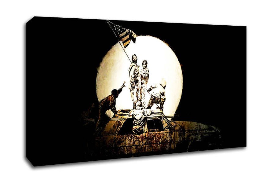 Night Soldiers Canvas Wall Art