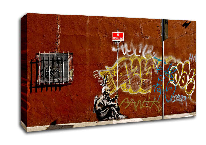 No Trespassing Canvas Wall Art