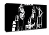 Old Skool Black Canvas Wall Art